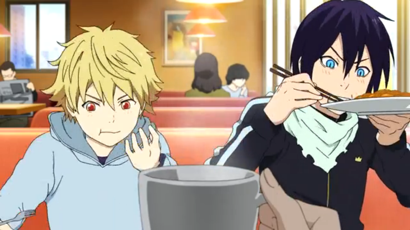 Yukine Noragami Screens***Him and yukine for lunch